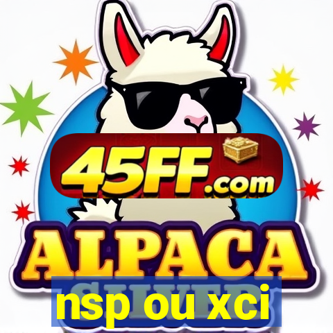 nsp ou xci